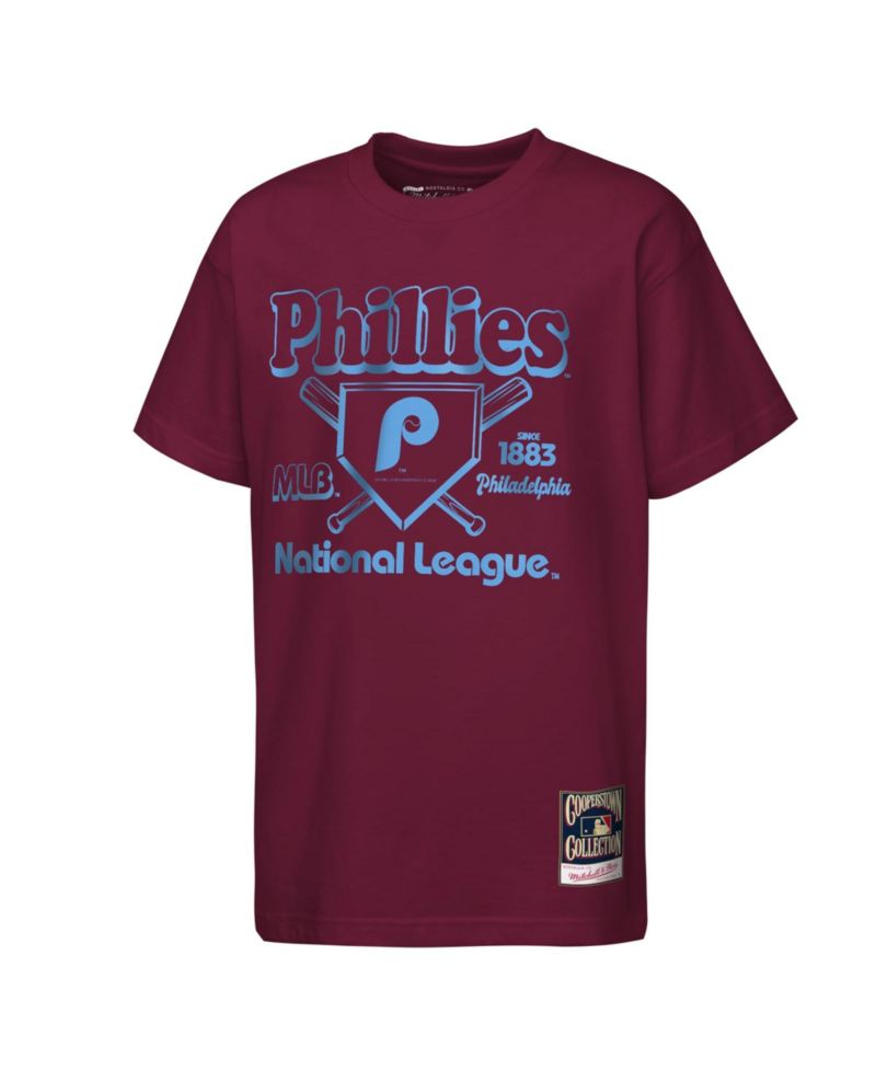 Men's and Women's Burgundy Philadelphia Phillies The Ava T-Shirt