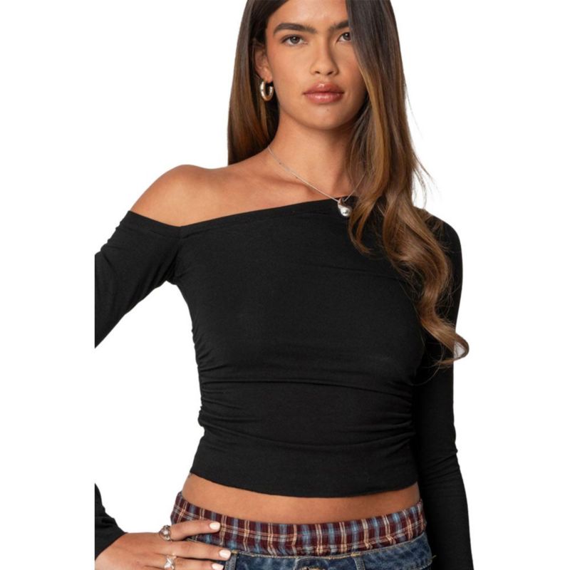 Women's Stacie Asymmetric Long Sleeve Top