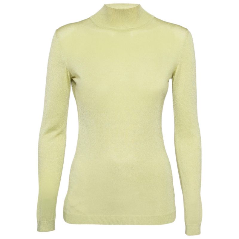 Women's Jeans Couture Lime Green Knit Back Open Sweatshirt