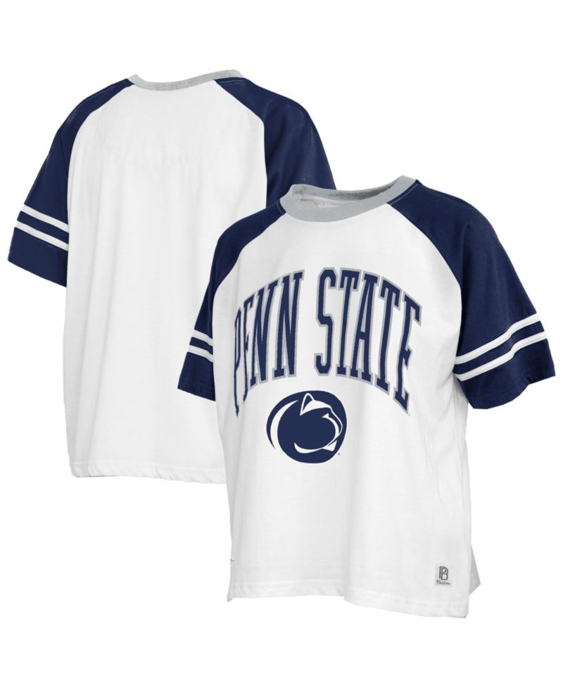 Women's White Penn State Nittany Lions Sky Colorblock T-Shirt