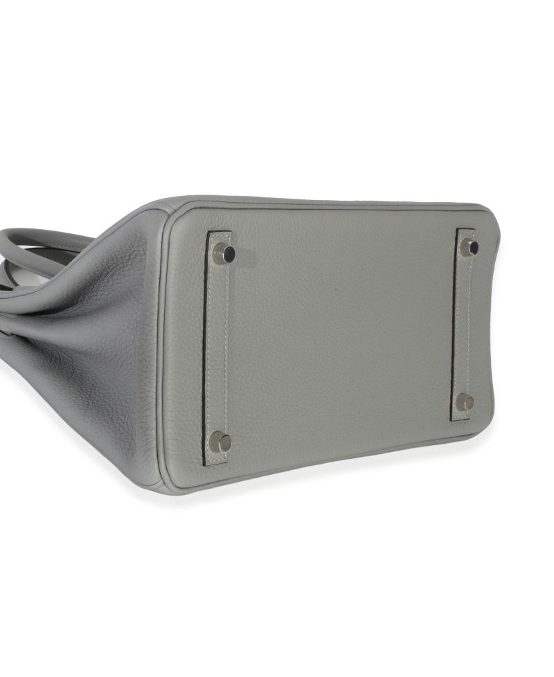 Togo Gris Mouette Birkin 30 PHW