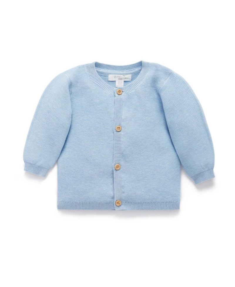 Baby Boys Textured Knit Cardigan