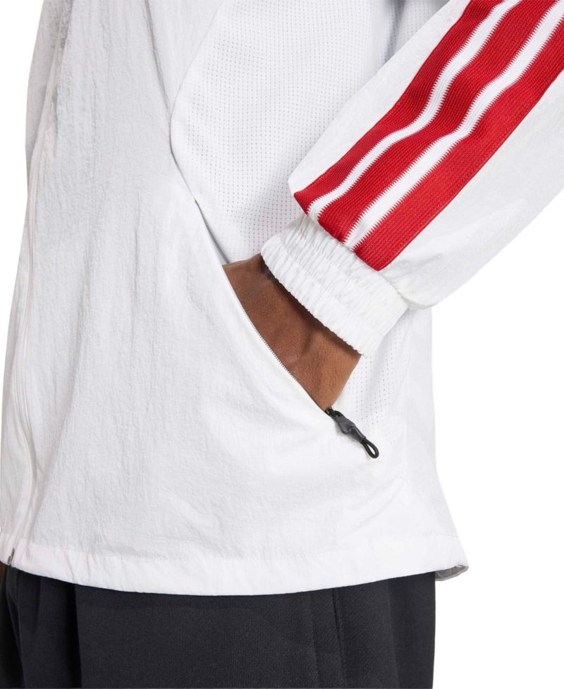 Men's White Peru National Team 2026 Home Full-Zip Game Day Anthem Jacket