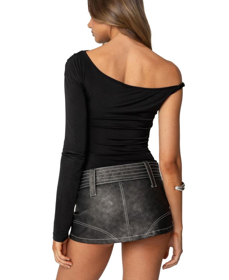 Women's Asymmetric Off Shoulder Bodysuit