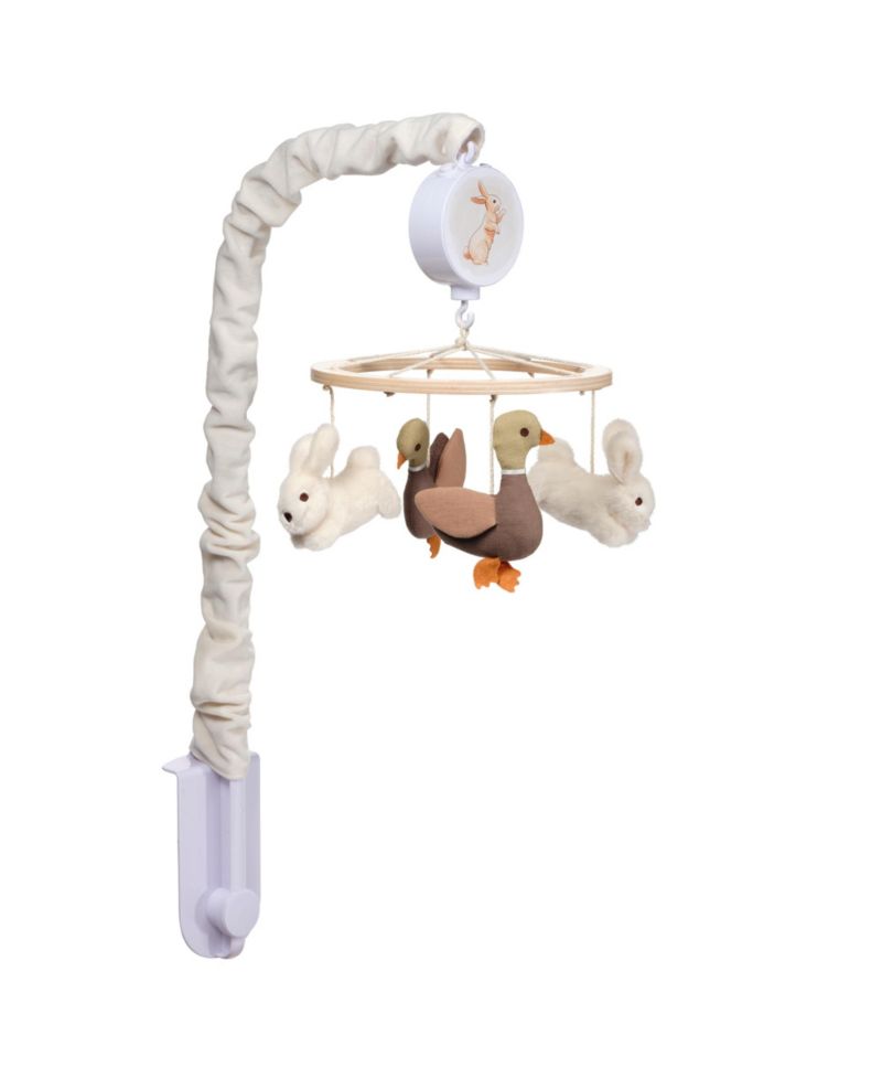 Bunny Hop Musical Crib Mobile