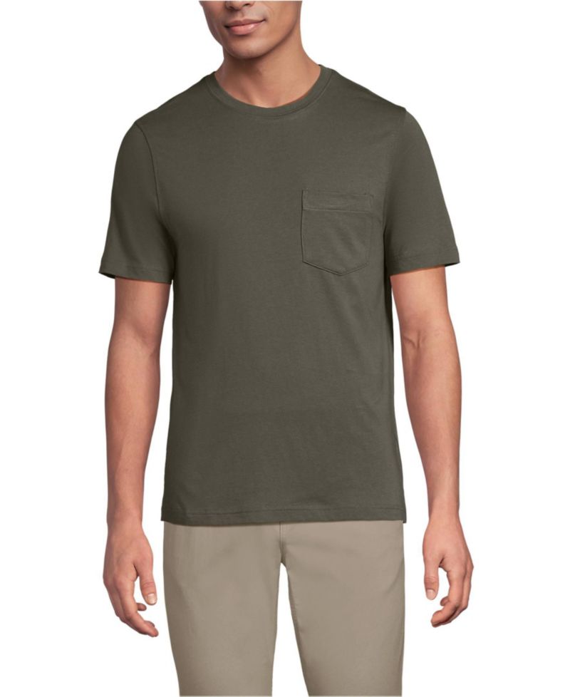 Men's Short Sleeve Cotton Supima Tee With Pocket