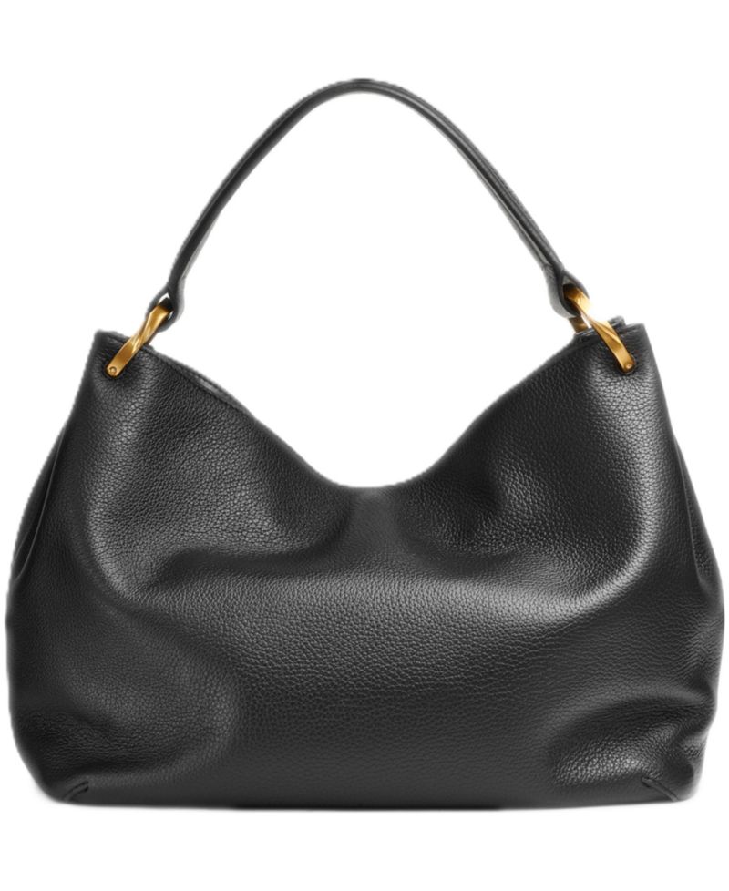 Glenwood Leather Tassel Detail Large Shoulder Handbag
