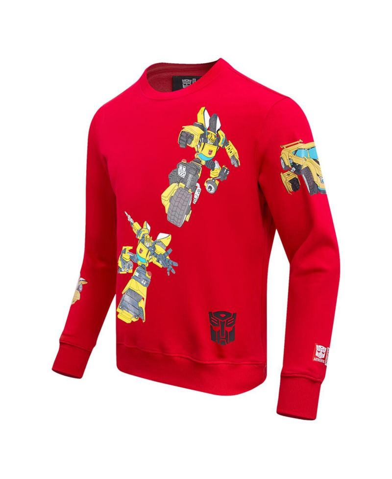 Men's and Women's Bumblebee Transformers Happy and Together Pullover Sweatshirt