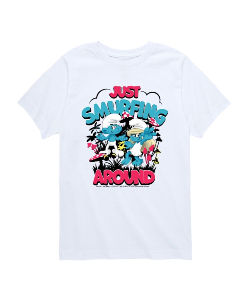 Big Boys Just Smurfing Around Graphic T-Shirt