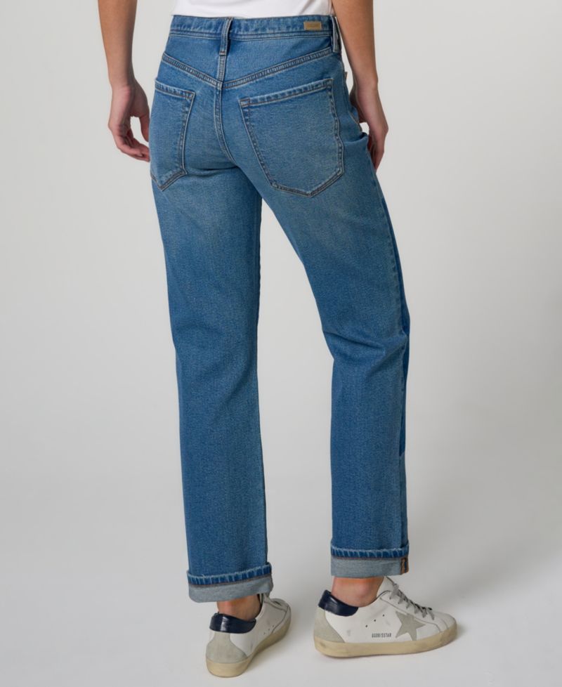 Women's Sloane Slouchy Girlfriend Cuffed Jeans