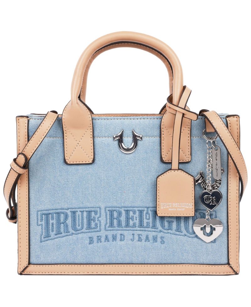 Bombe Logo Denim Tote