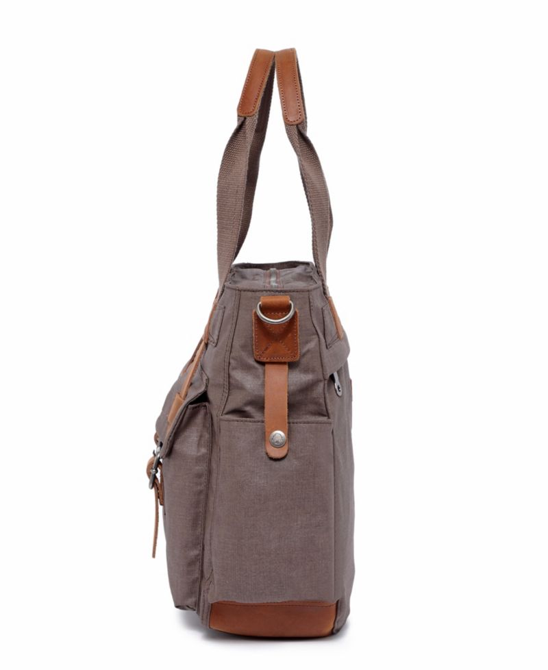 Urban Light Coated Canvas Tote Bag