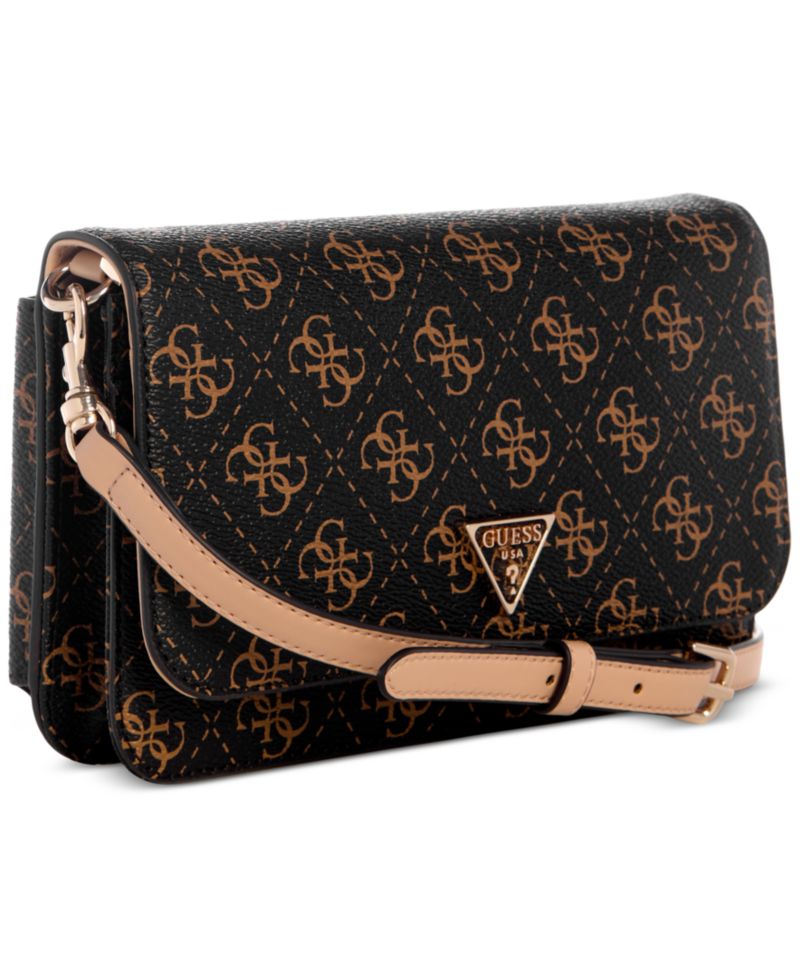 Noelle II Logo Crossbody Flap Bag