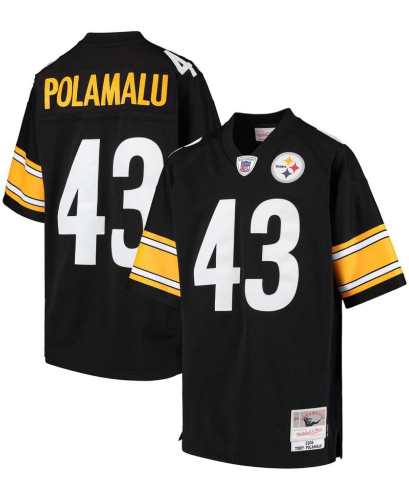 Big Boys and Girls Pittsburgh Steelers 2005 Gridiron Classics Retired Player Legacy Jersey - Troy Polamalu