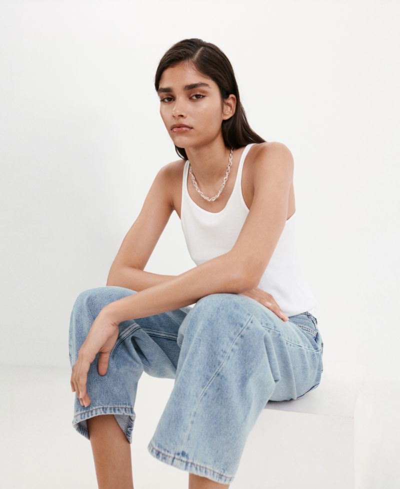 Women's Balloon Crop Jeans