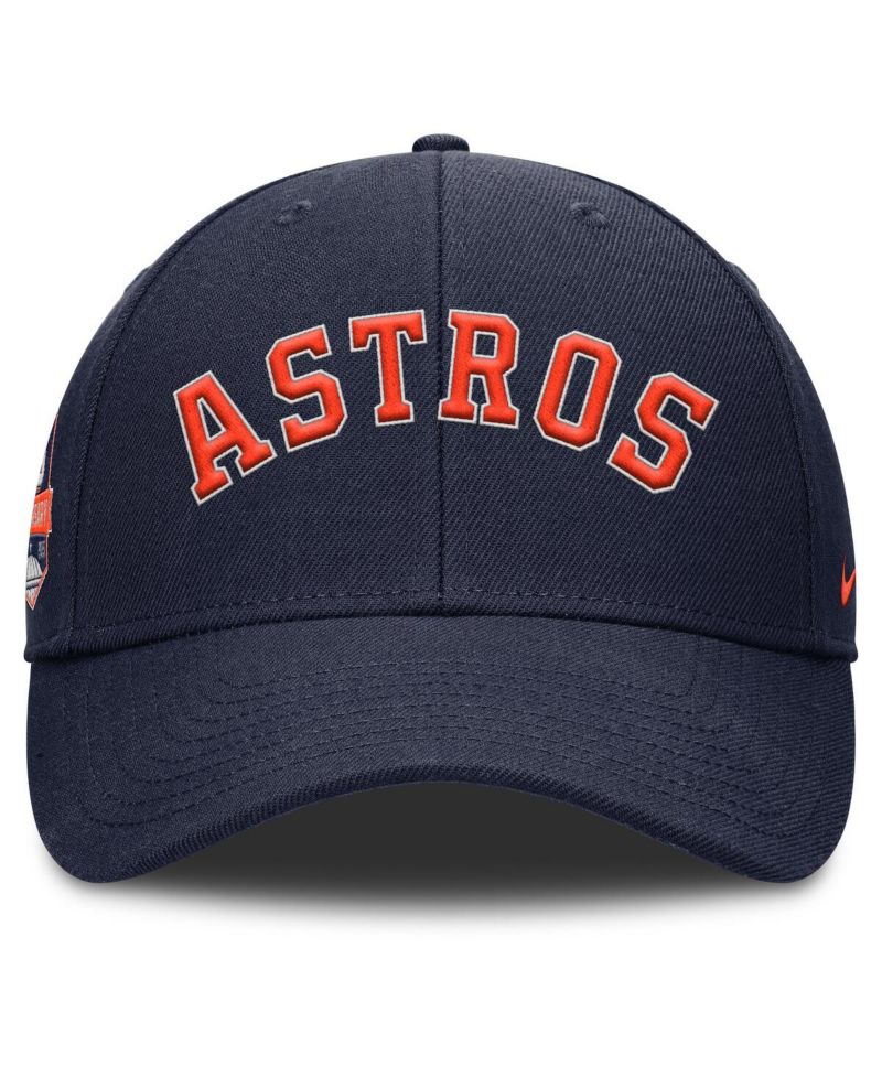 Men's Navy Houston Astros Rise Gaberdine Adjustable Hat