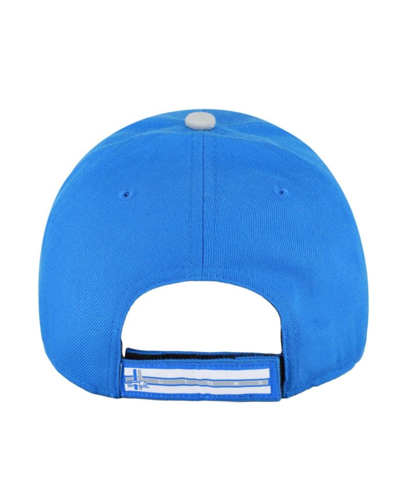 Men's '47 Blue Detroit Lions Throwback MVP Adjustable Hat