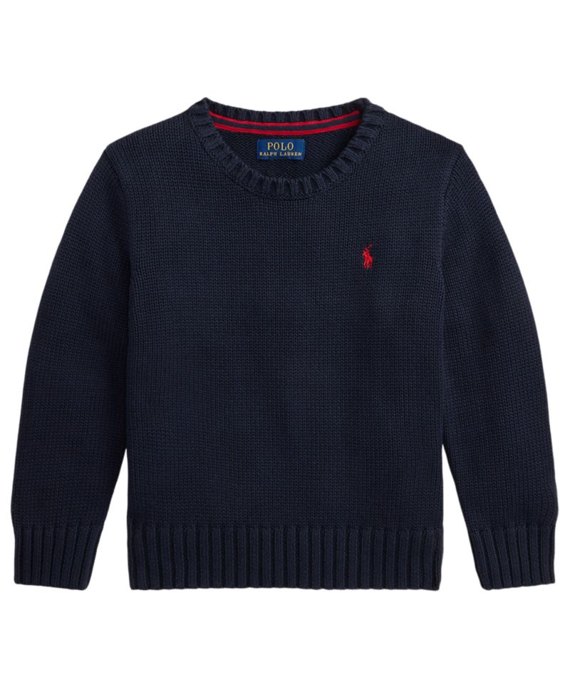 Boys' 2T-7 Crewneck Sweater