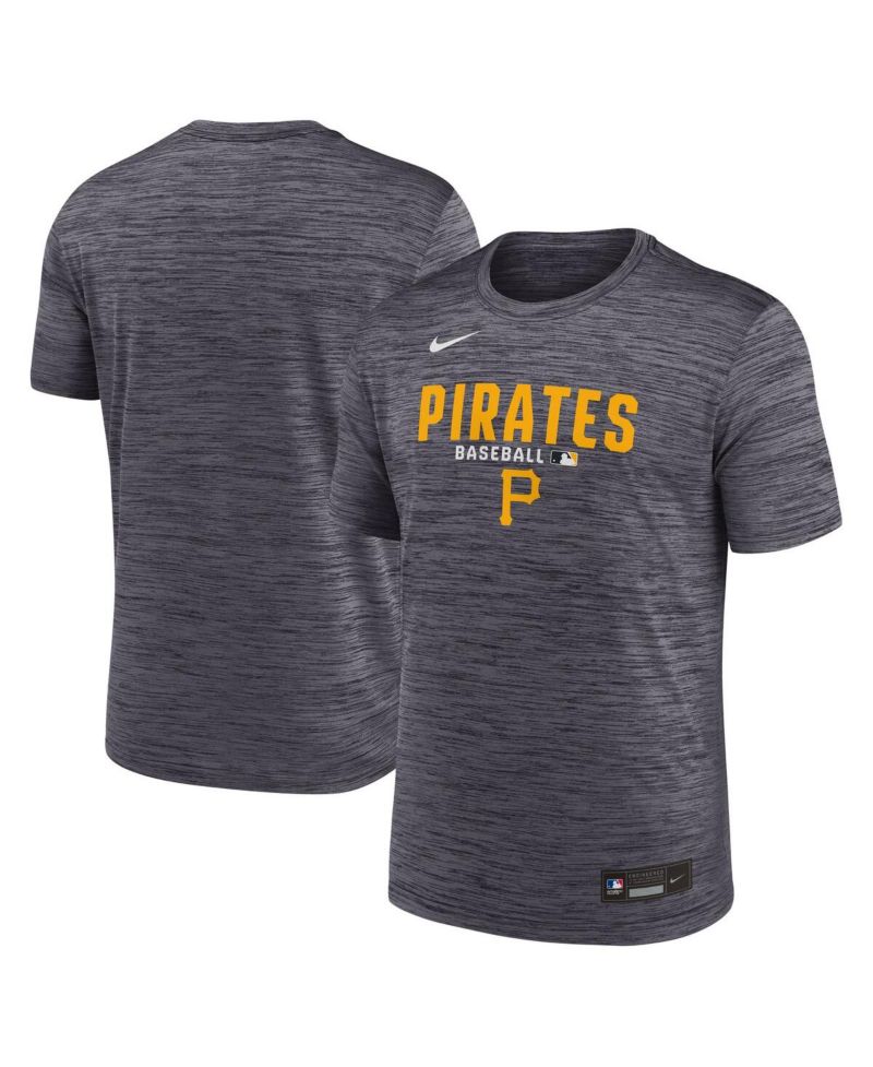 Men's Black Pittsburgh Pirates Authentic Collection Velocity Dri-FIT T-Shirt