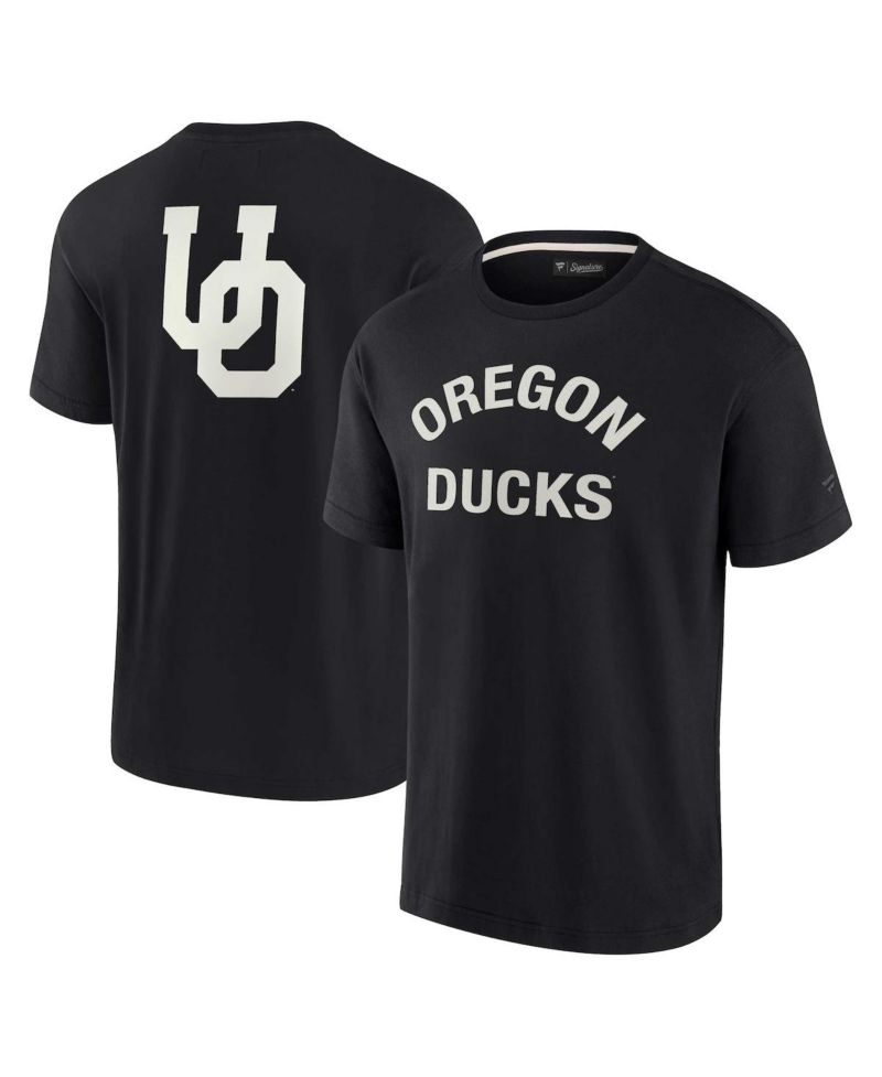 Men's and Women's Black Oregon Ducks Super Soft Short Sleeve T-shirt