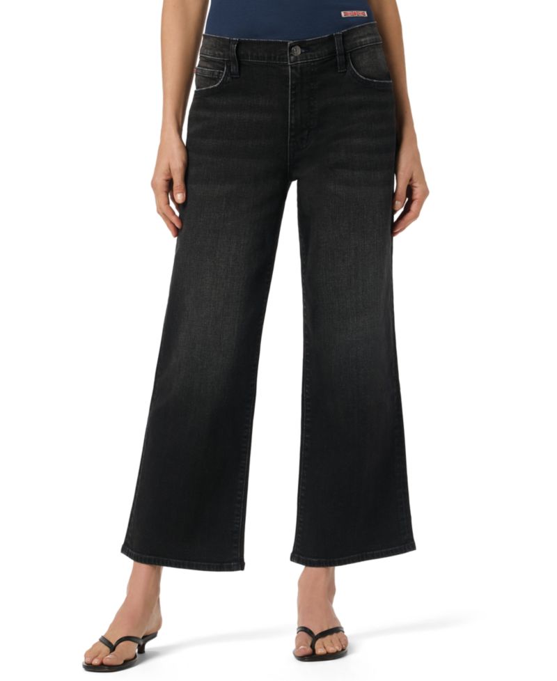 Women's Rosalie High-Rise Wide-Leg Cropped Ankle Jeans