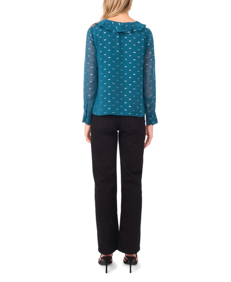 Women's Long-Sleeve V-Neck Top