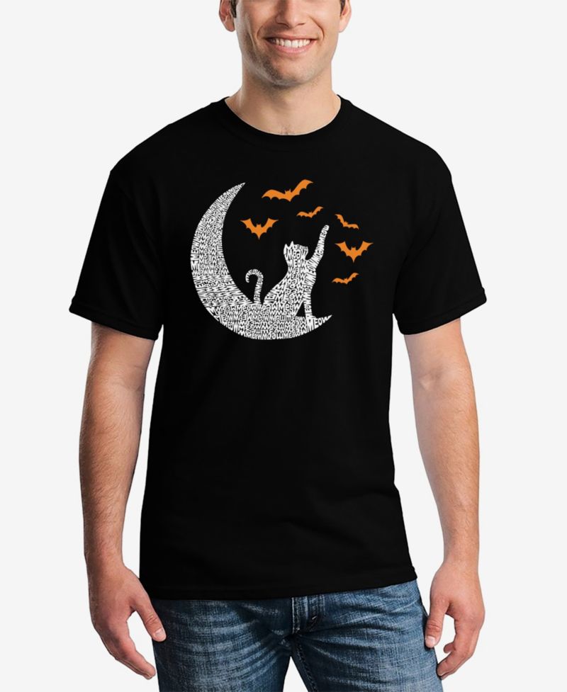 Men's Lunar Bats Word Art T-Shirt