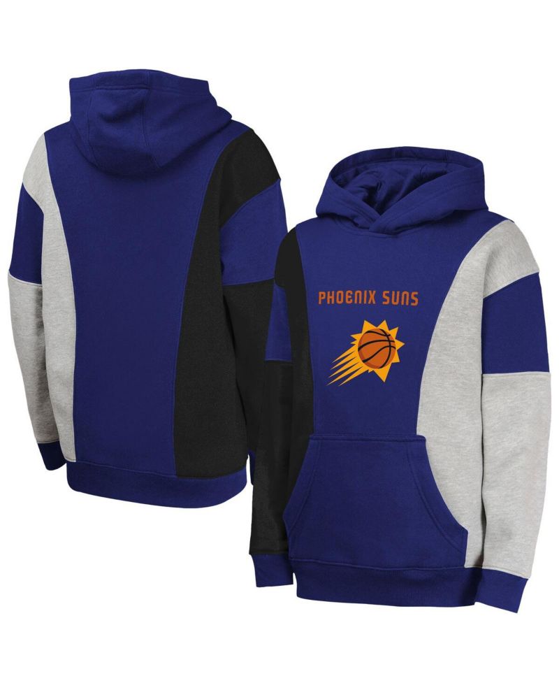Big Boys and Girls Purple Phoenix Suns Ace In the Hole Pullover Hoodie
