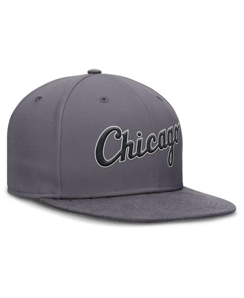 Men's Gray Chicago White Sox Performance True Fitted Hat