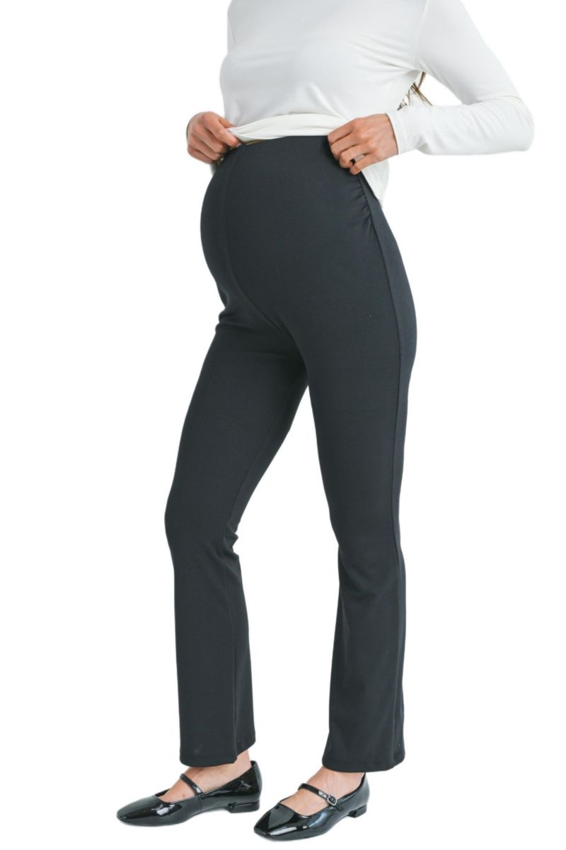 Maternity Over-the-Belly Bootcut Pull-On Pants