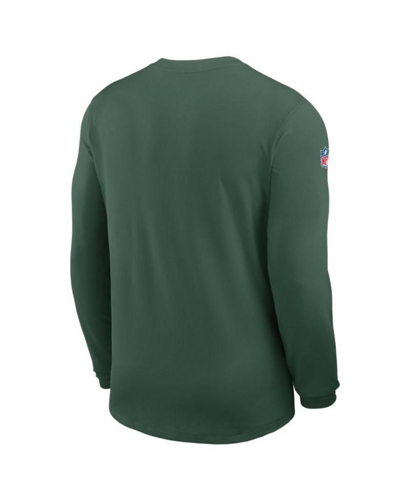Men's Green Bay Packers Sideline Coaches UV Dri-FIT Long Sleeve T-Shirt