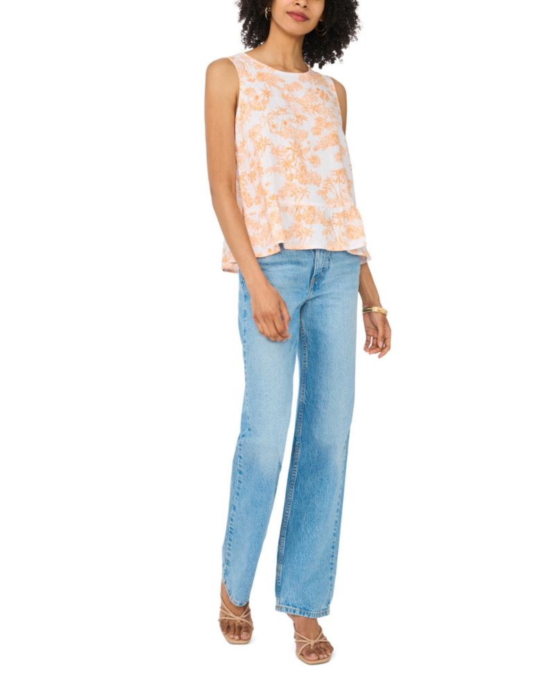 Women's Peplum Crewneck Top