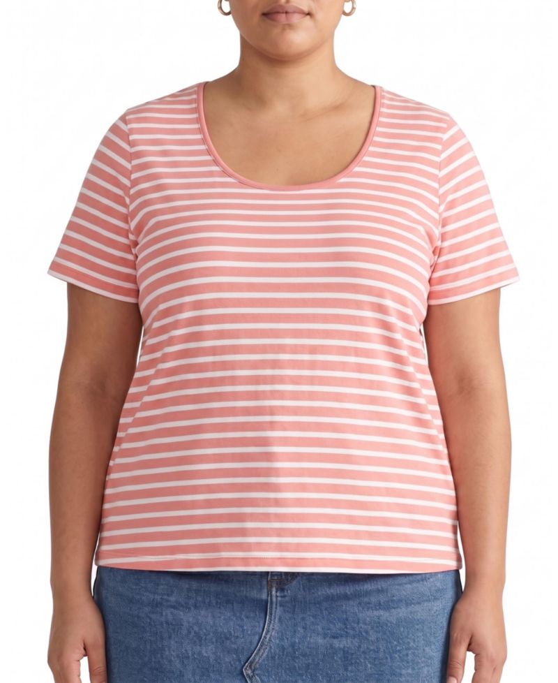 Women's Plus Size Scoop Neck Tee
