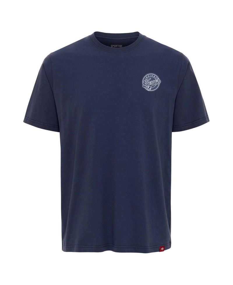 Men's and Women's Blue Indiana Fever Athletic Club Collection Duke Relaxed Fit Premium T-Shirt