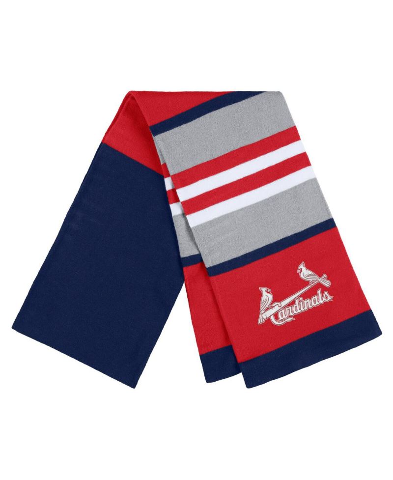 Women's St. Louis Cardinals Stripe Glove and Scarf Set