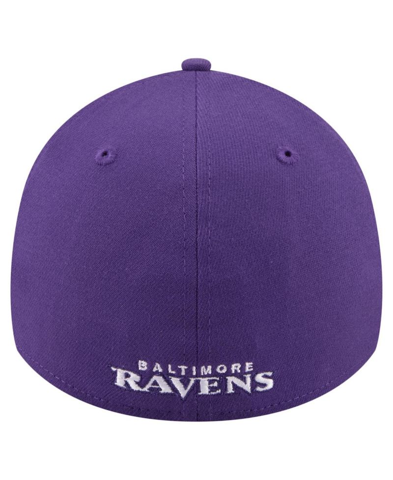 Men's Purple Baltimore Ravens Core Team 39THIRTY Flex Hat