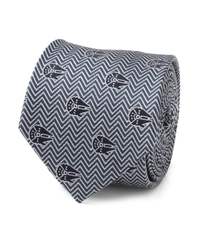 Men's Millennium Falcon Herringbone Tie