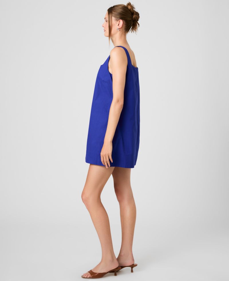 Women's Sleeveless Cotton Mini Dress