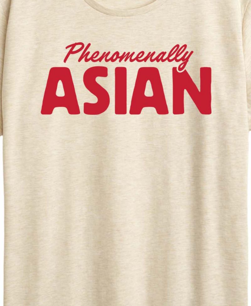 Plus Size Instant Message Phenomenally Asian Graphic T-Shirt