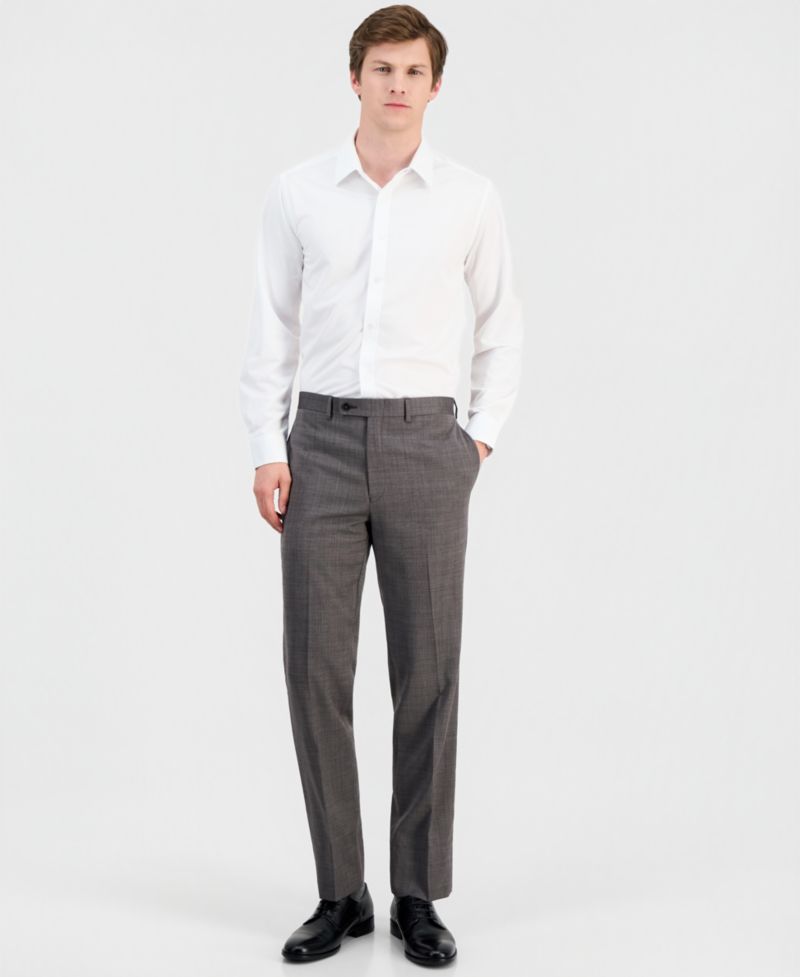 Men's Slim-Fit Performance Four-Way Stretch Dress Shirt