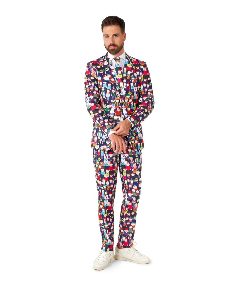 Men's South Park Suit - Party Suit - Halloween and Parties - Multicolor