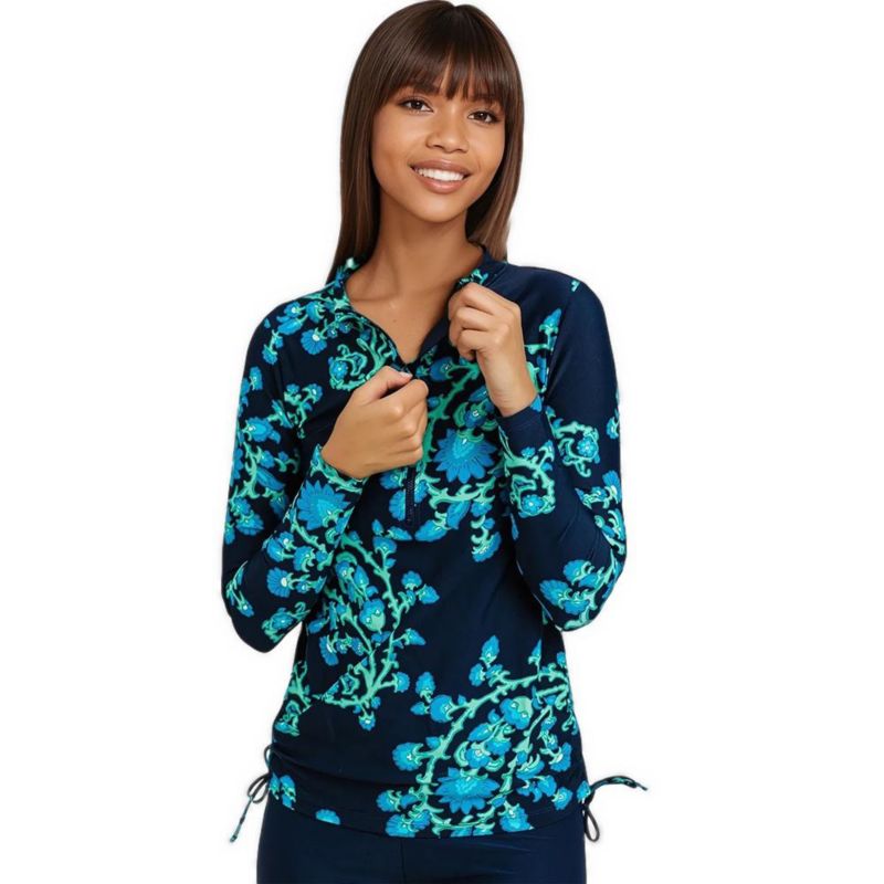 Women's Half-Zip Nora Swim Top
