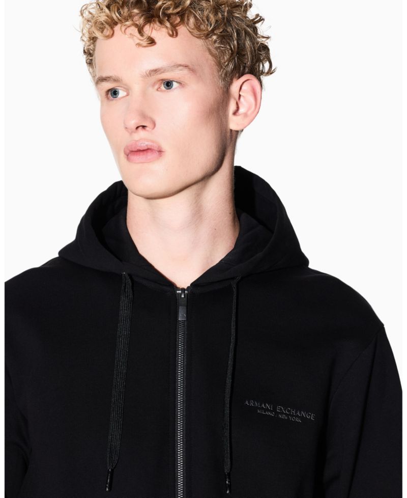 Men's Milan NY Logo Full Zip Hoodie