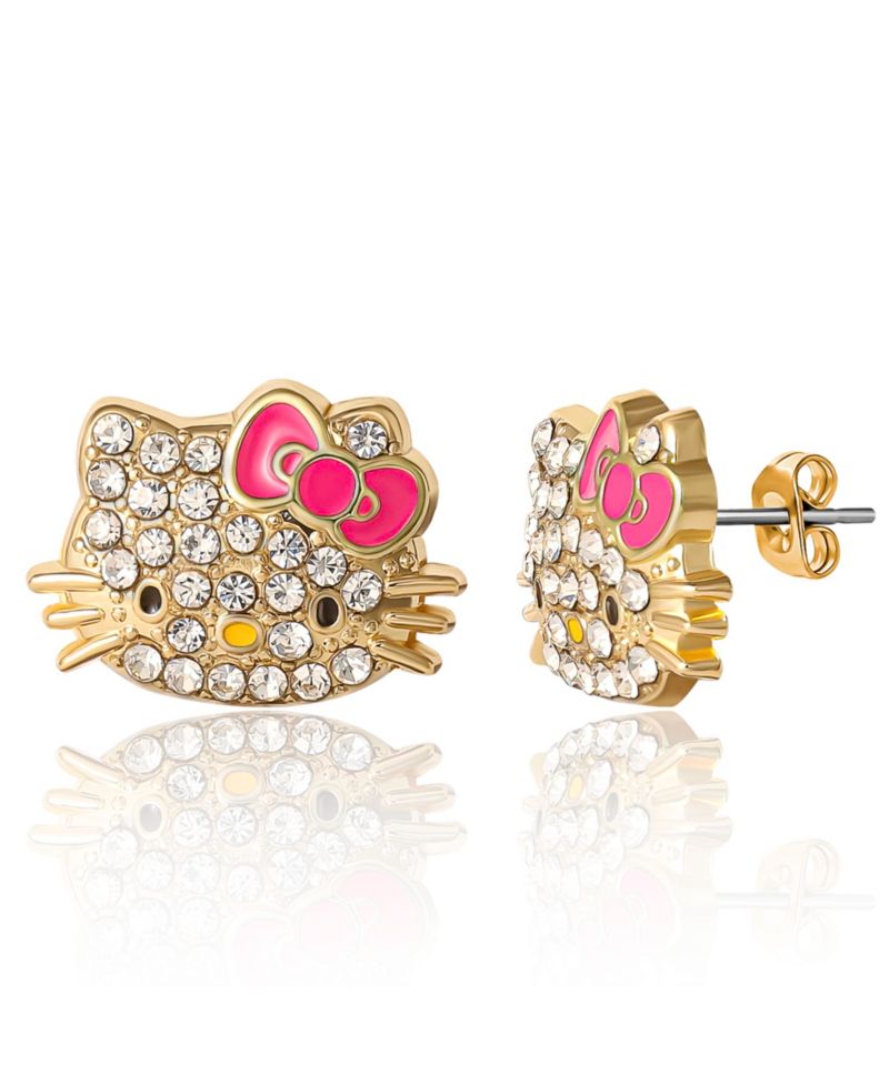 Sanrio Pave Crystal Stud Earring