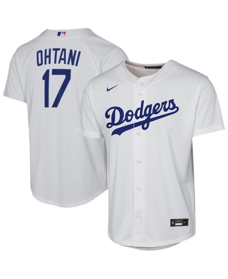 Big Boys and Girls Shohei Ohtani White Los Angeles Dodgers Home Replica Player Jersey