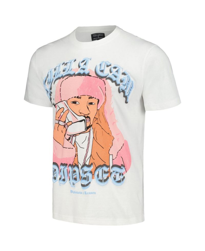 Men's and Women's White the Diplomats Killa Cam T-Shirt