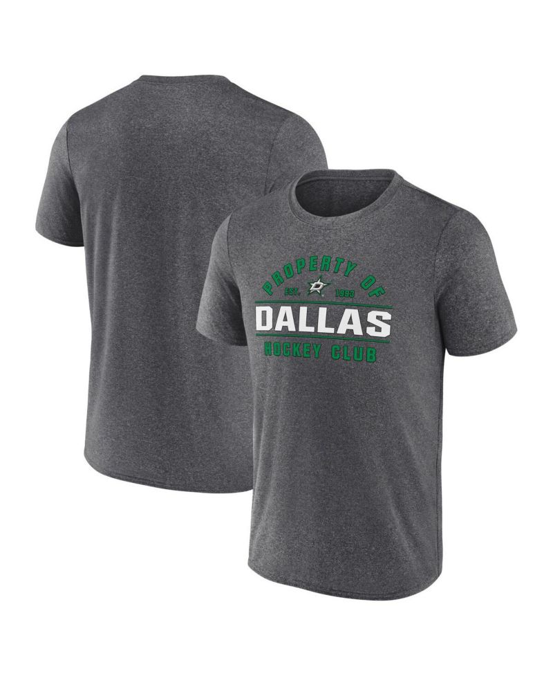 Men's Heather Charcoal Dallas Stars Property of T-Shirt