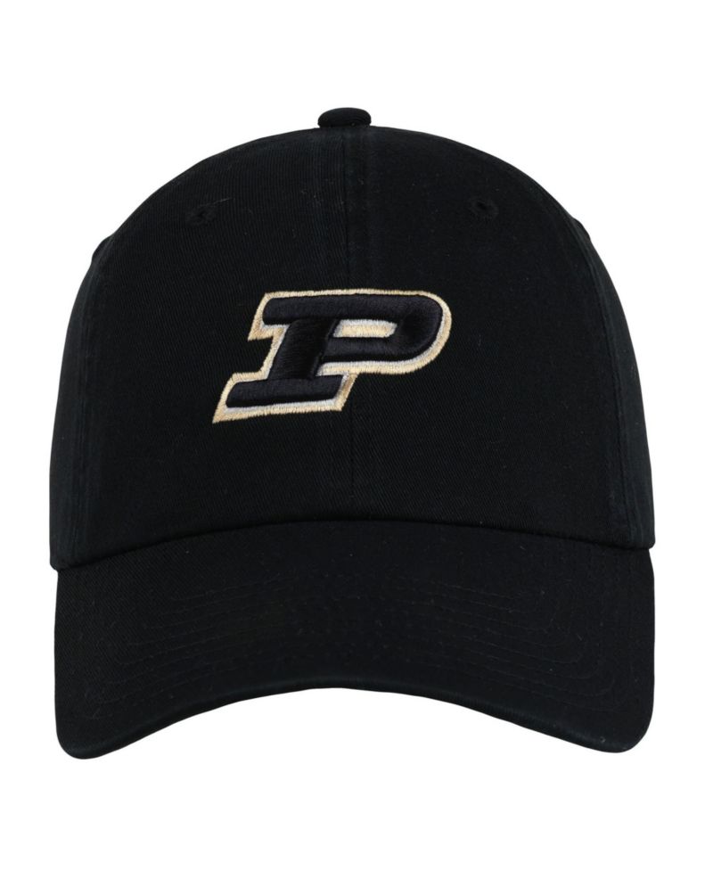 Men's Black Purdue Boilermakers Largo Adjustable Hat