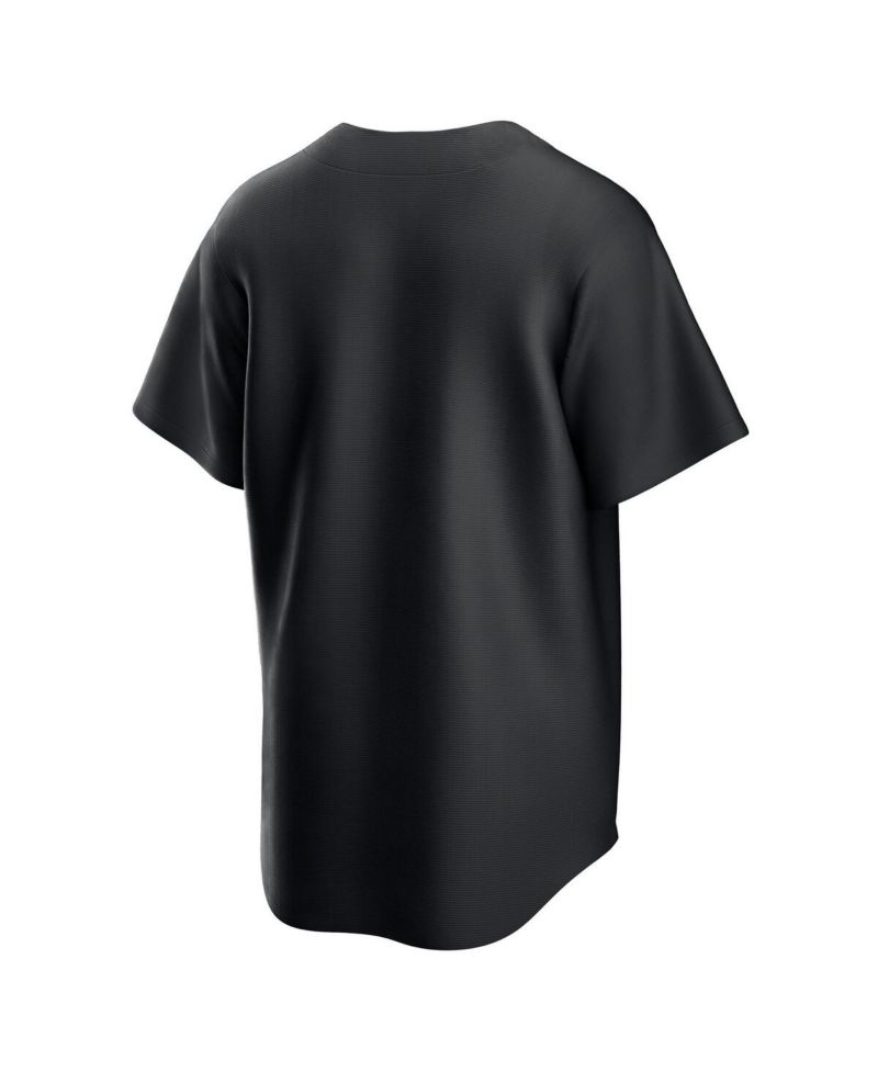 Men's Black Cleveland Guardians Lights Out Replica Jersey