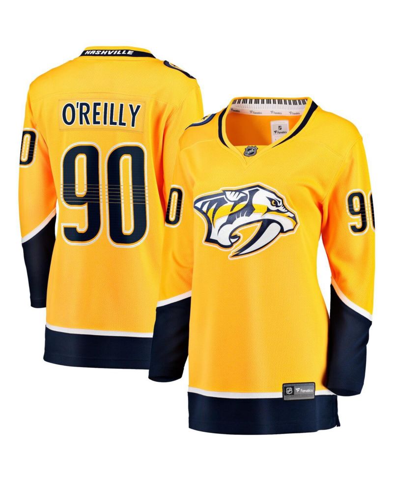 Women's Ryan O'Reilly Gold Nashville Predators Home Premier Breakaway Player Jersey